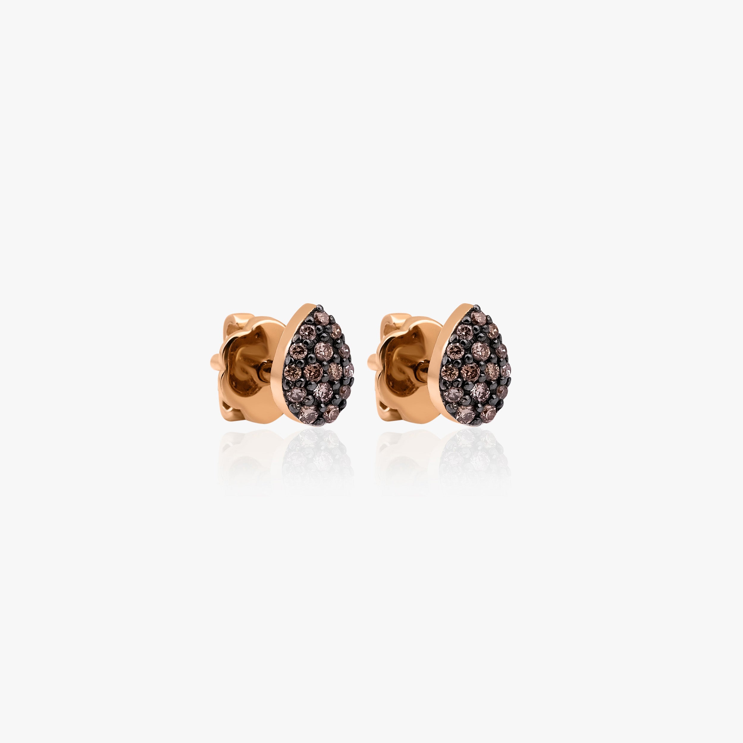 Chocolate Diamond Earrings Available in 14K and 18K Gold