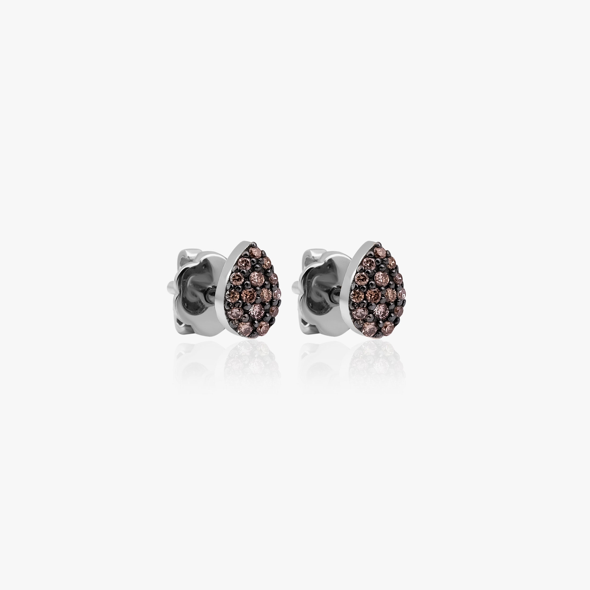 Chocolate Diamond Earrings Available in 14K and 18K Gold