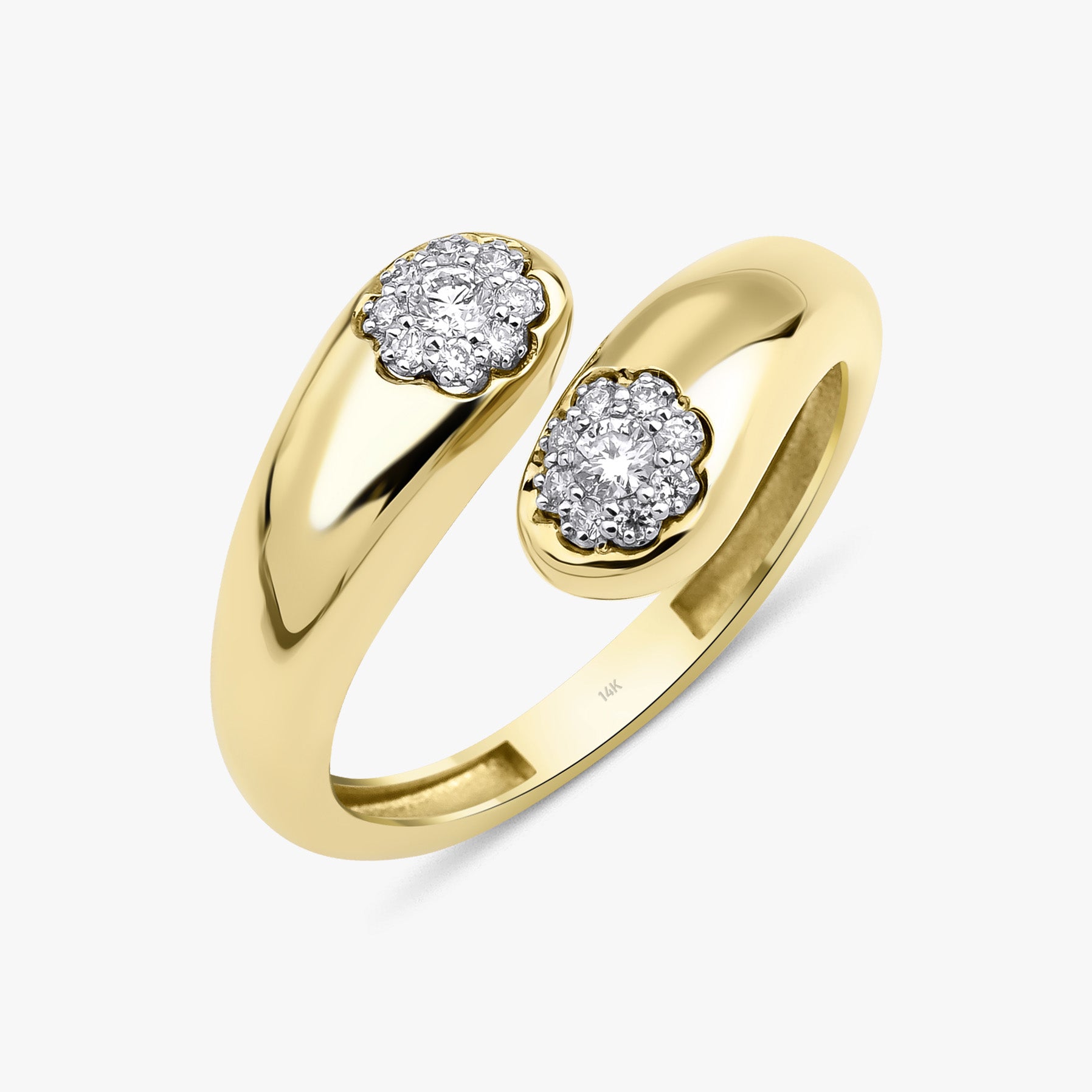 14K Gold Diamond Ring / HARMONY
