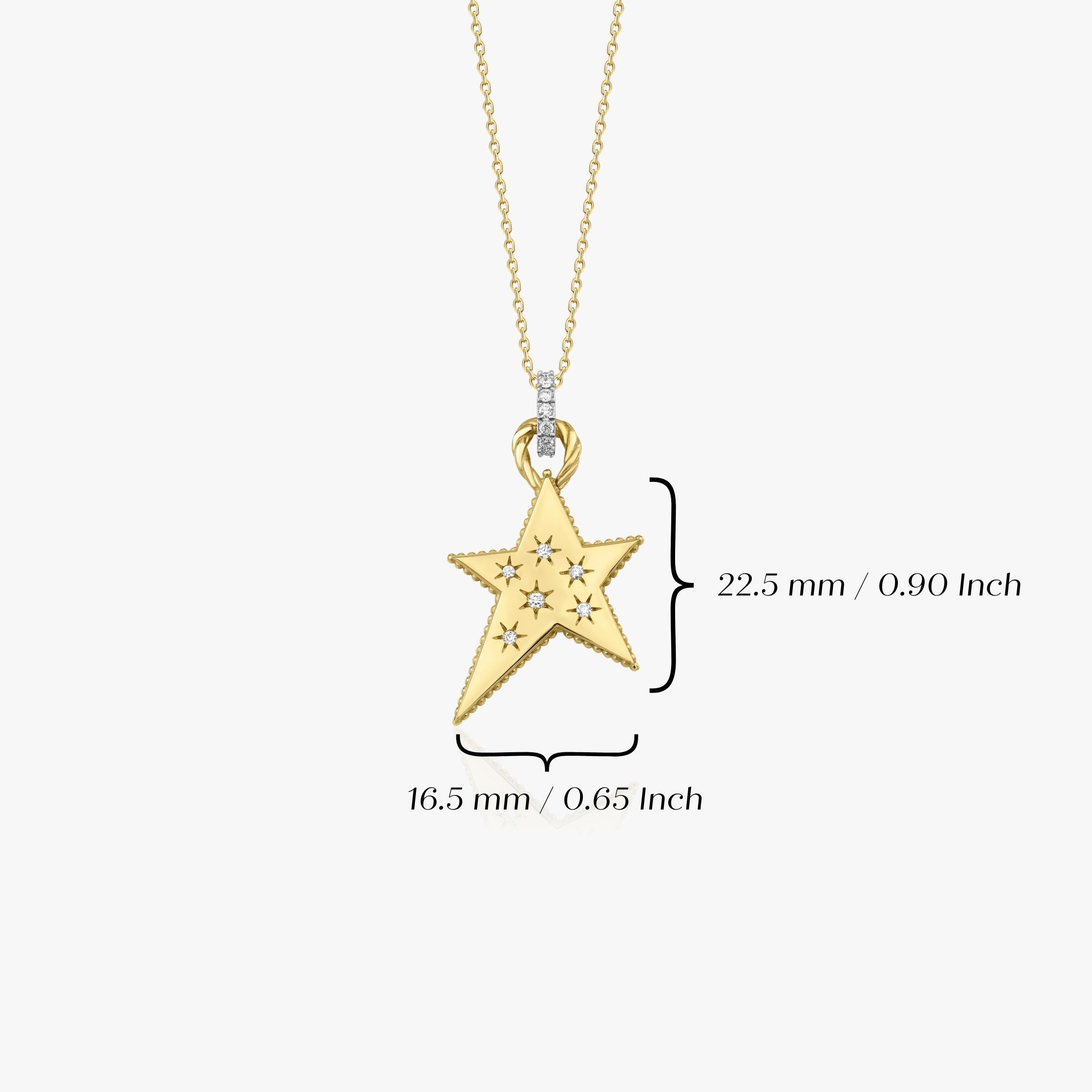 Diamond Star Celestial Necklace