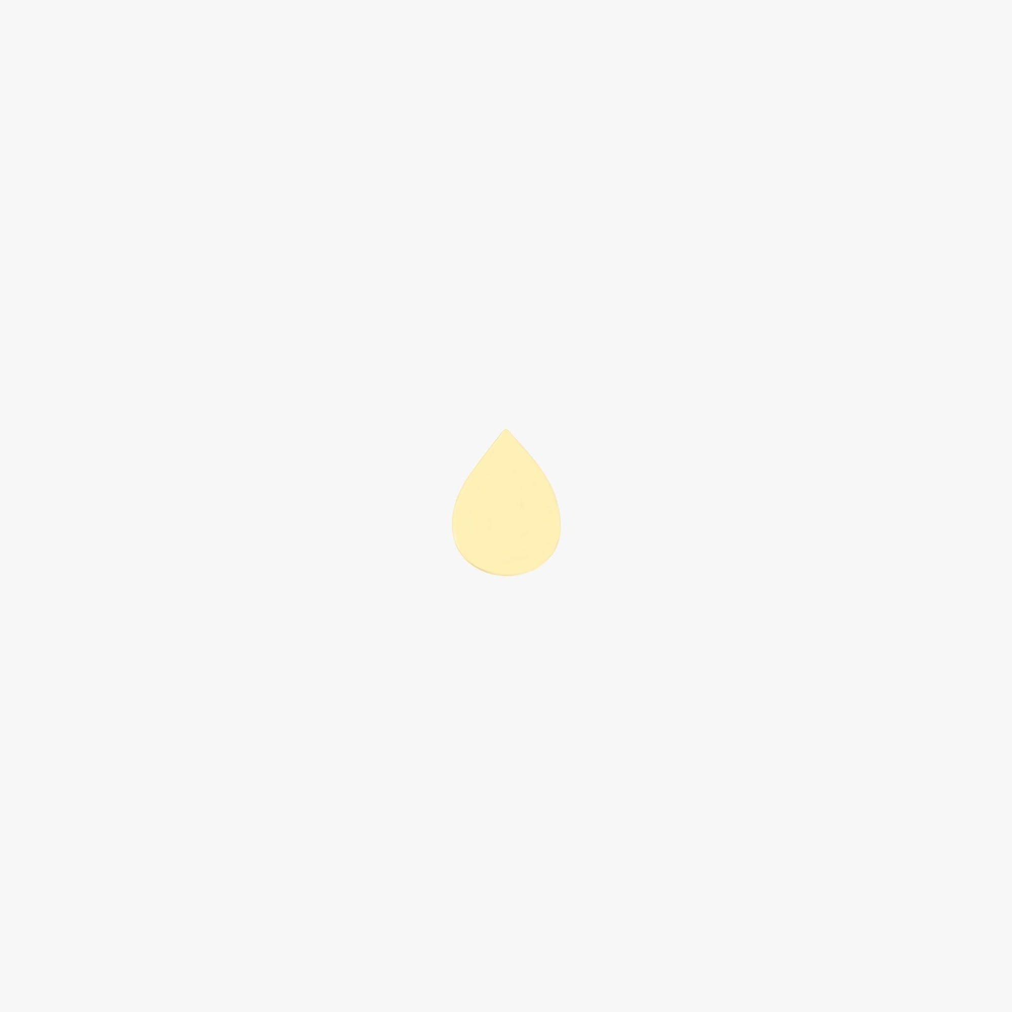 Single Mini Raindrop Stud in 14K Gold