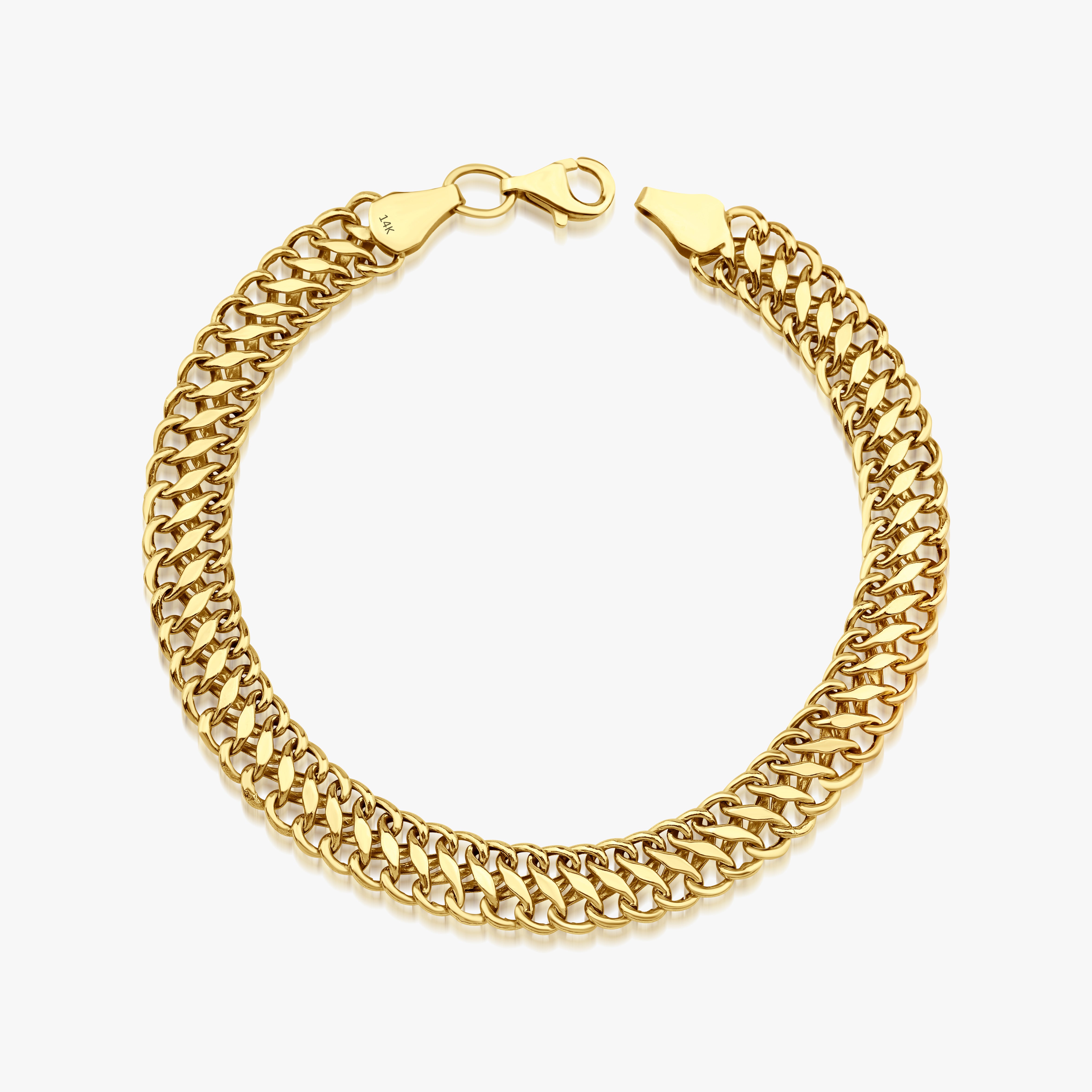 Vienna Chain Bracelet in 14K Gold