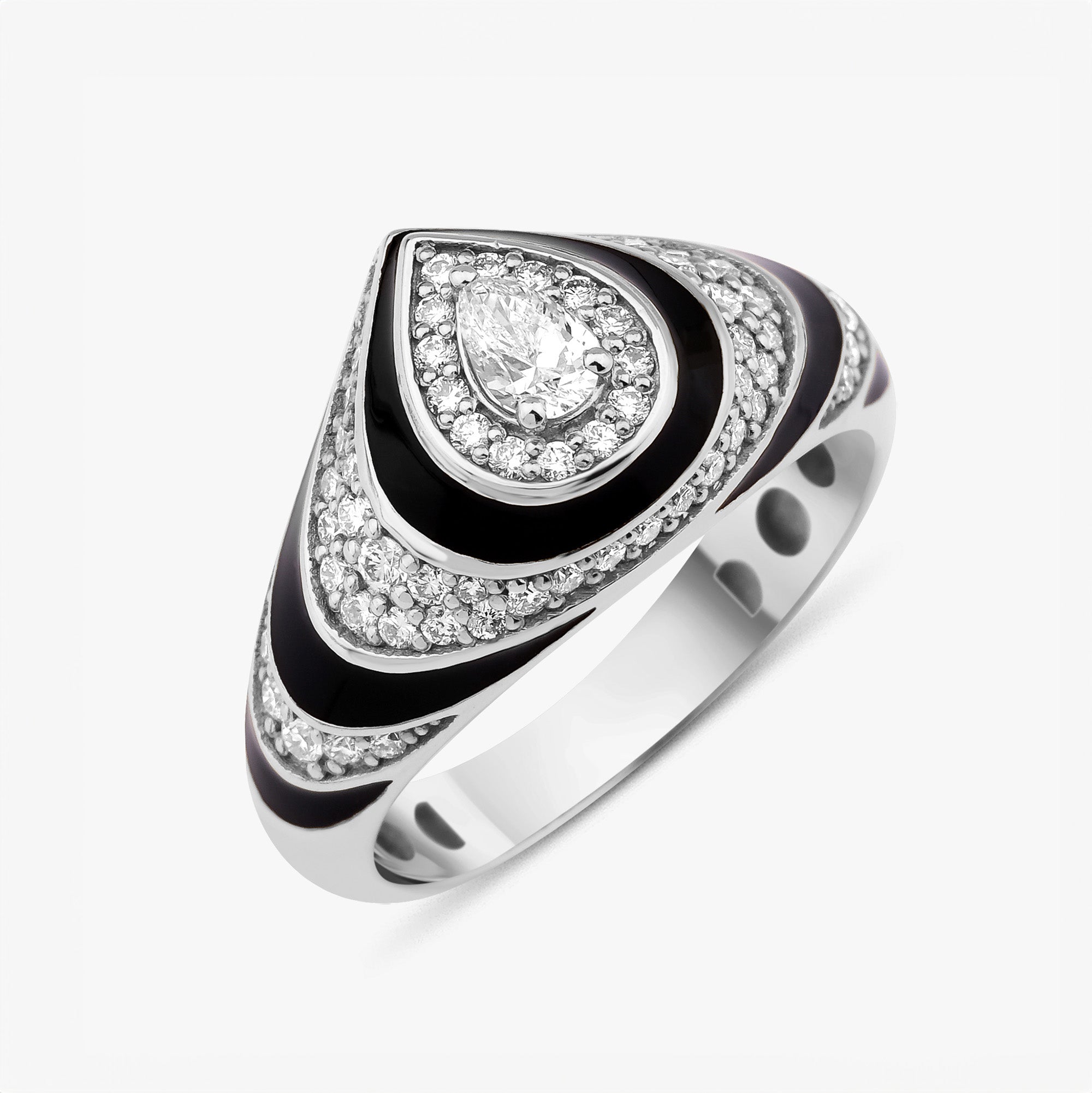 The Classic Drop Wave Ring