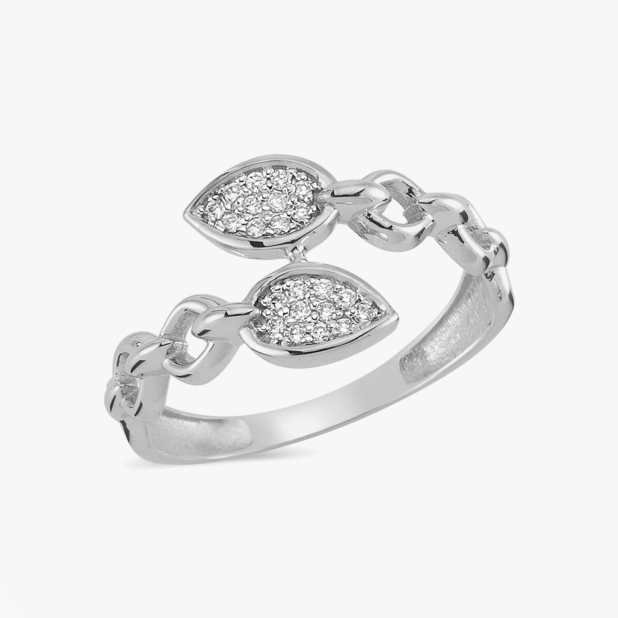 Diamond Dual Ring in 14K Gold