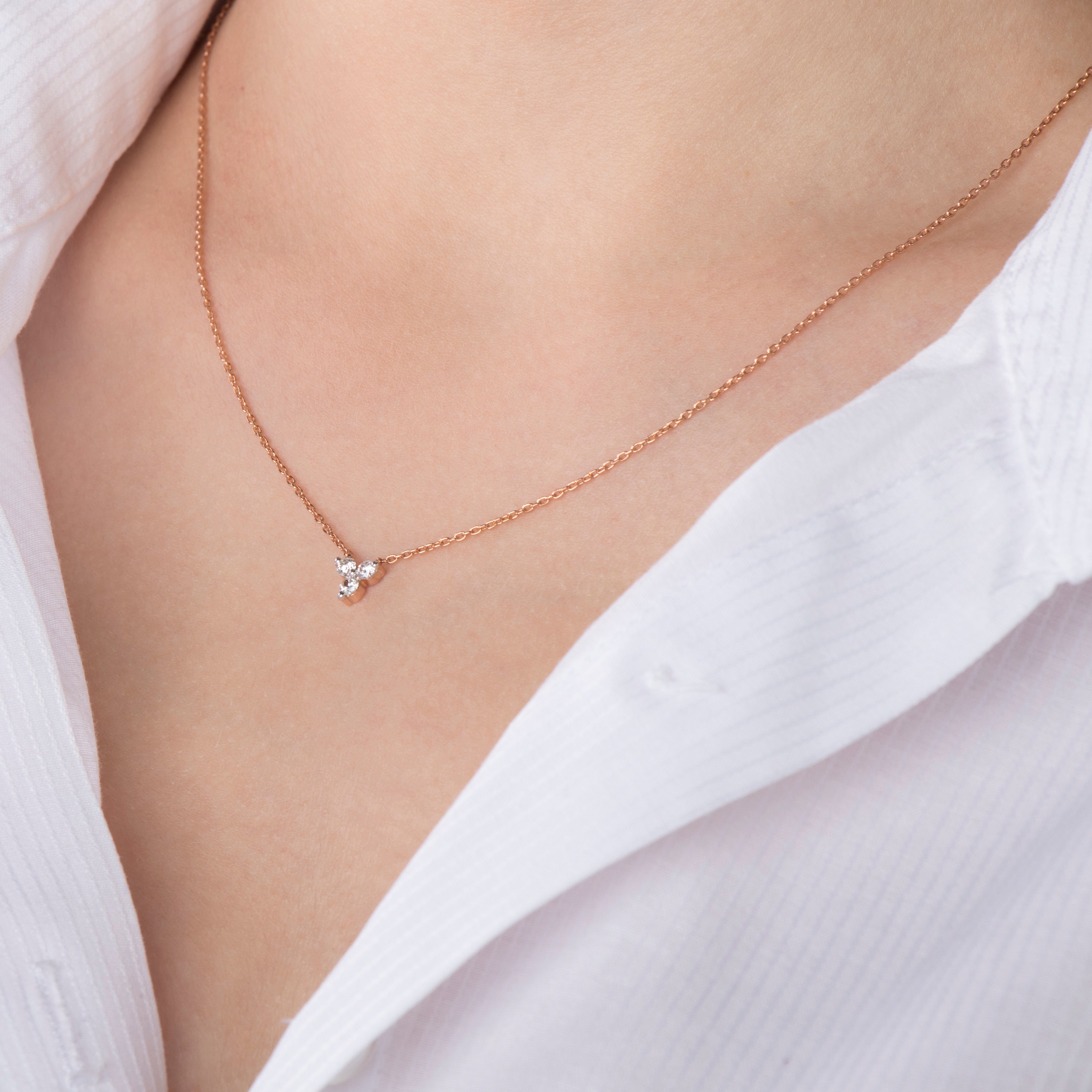 Trio Diamond Necklace