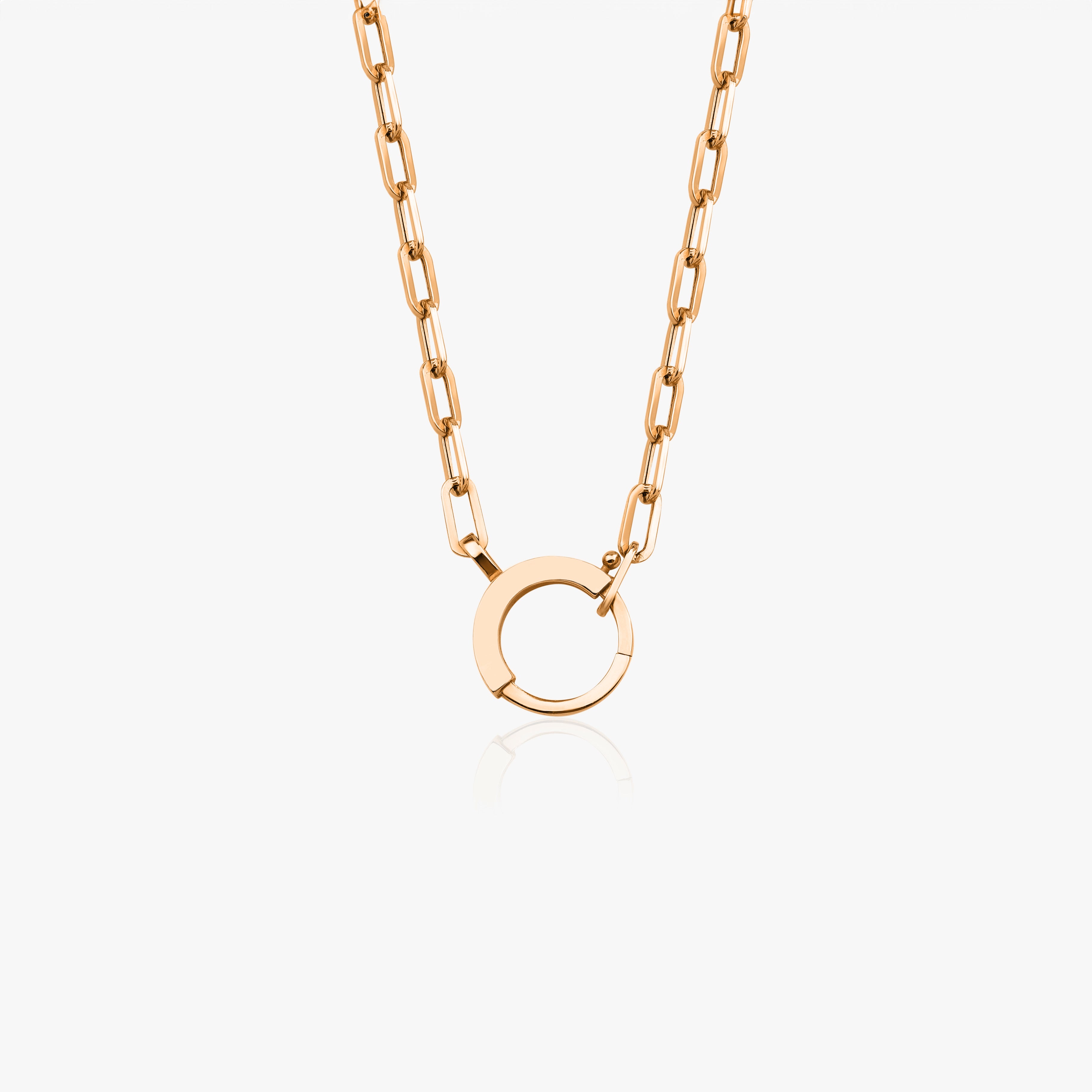 Lock Necklace in 14K Gold