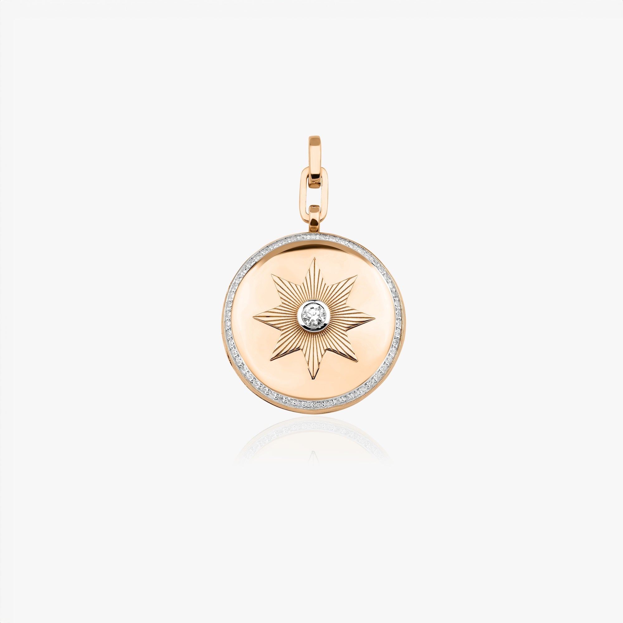 Diamond Starburst Locket