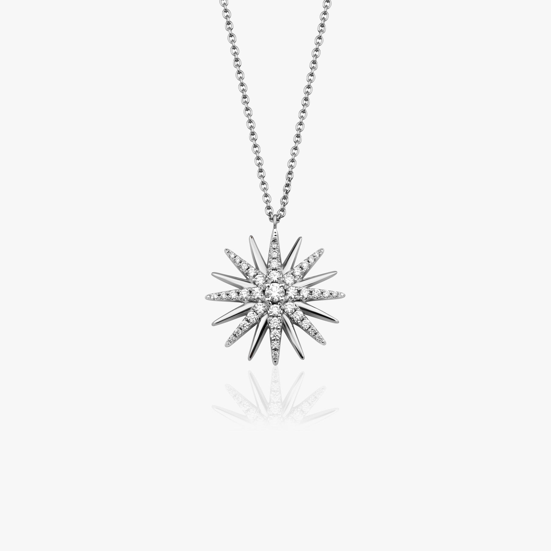 Diamond Starburst Necklace