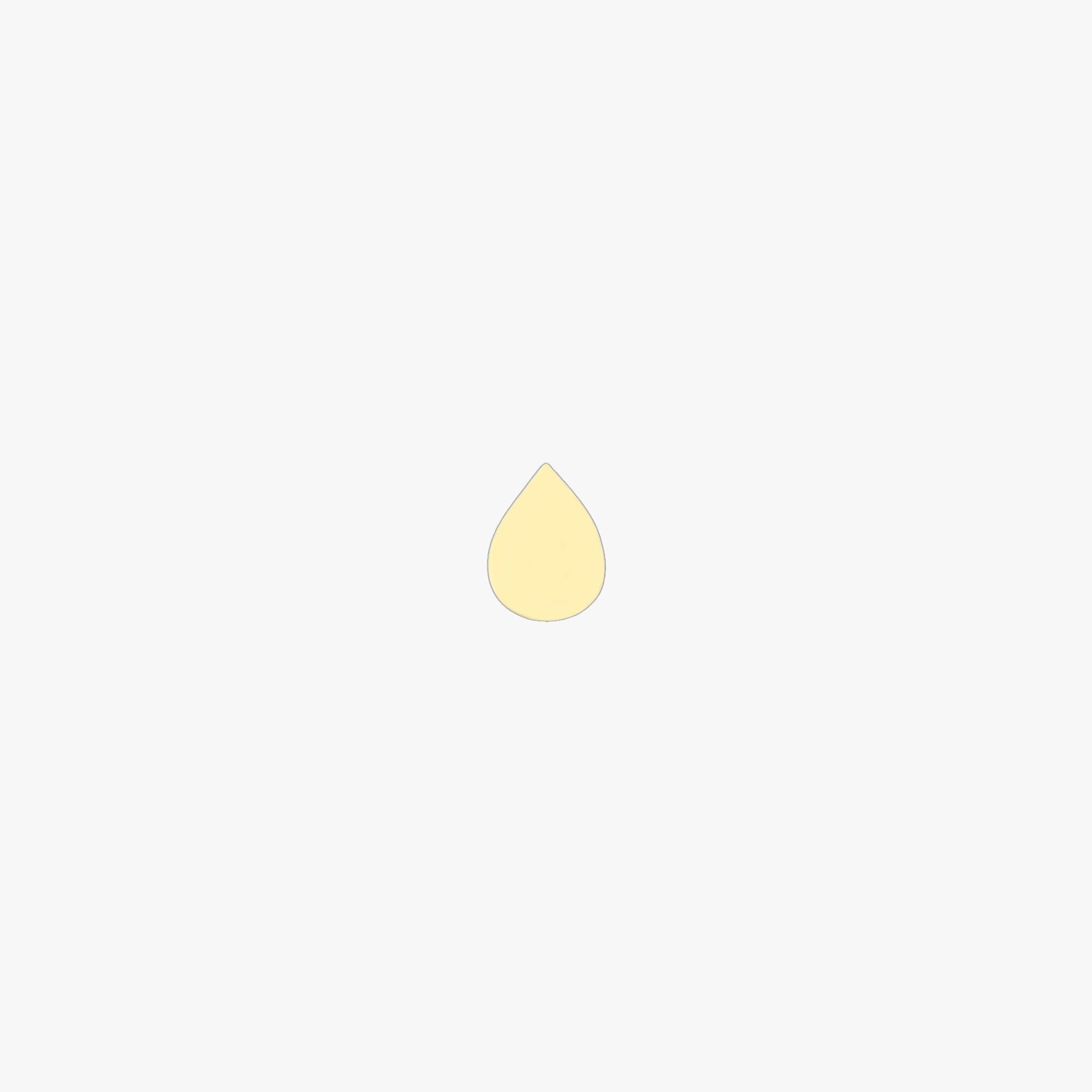 Single Mini Raindrop Stud in 14K Gold