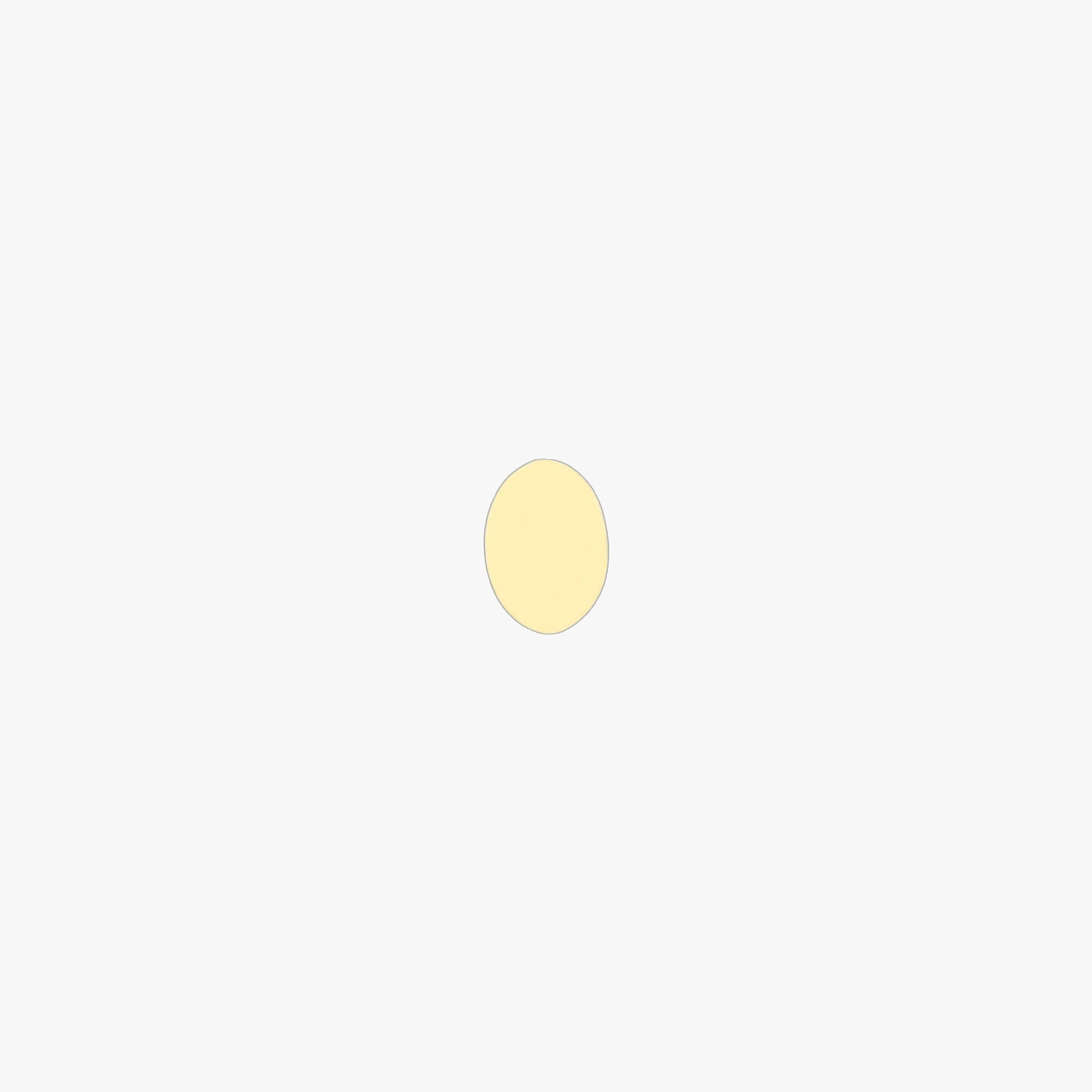 Single Mini Oval Stud in 14K Gold