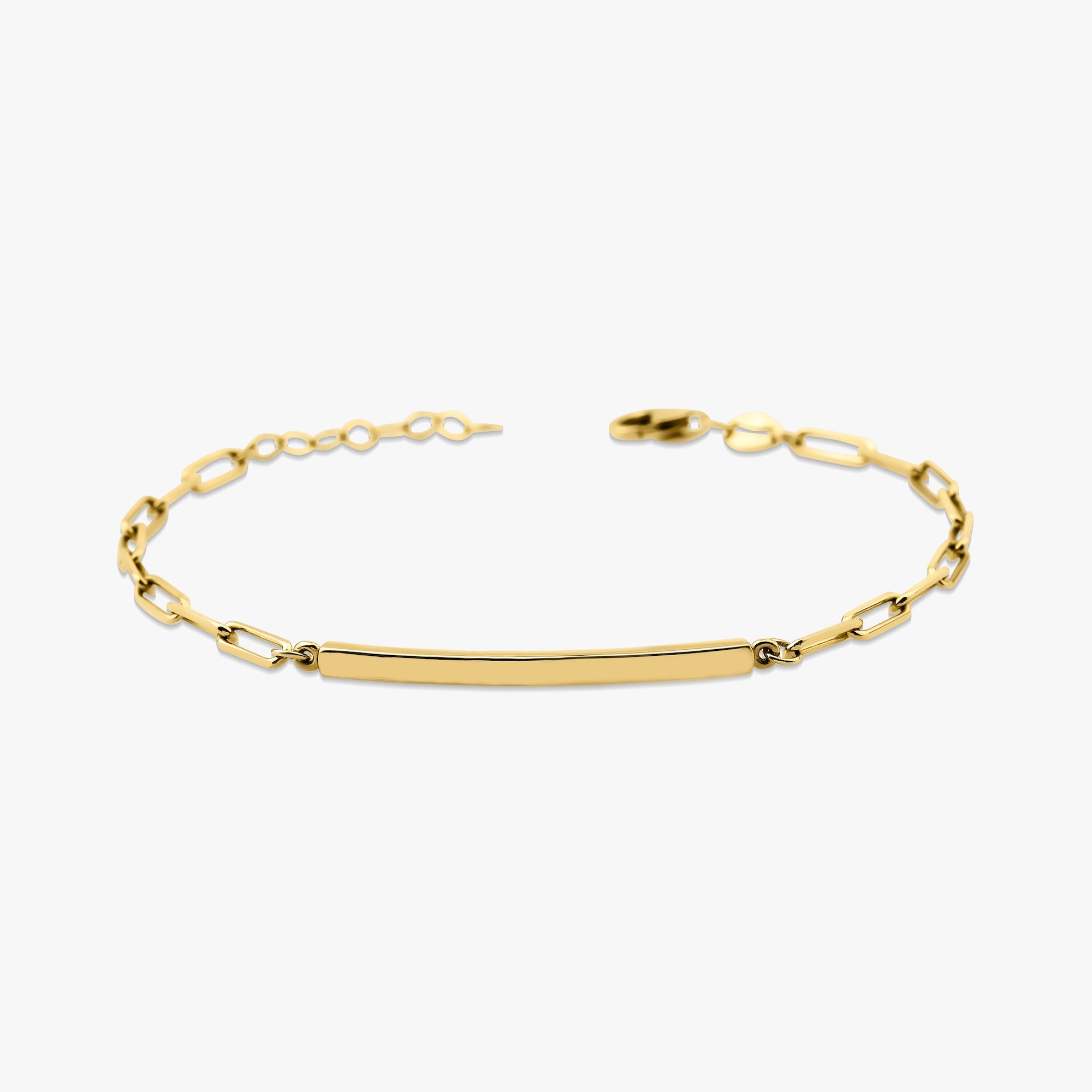 Bar Bracelet in 14K Gold