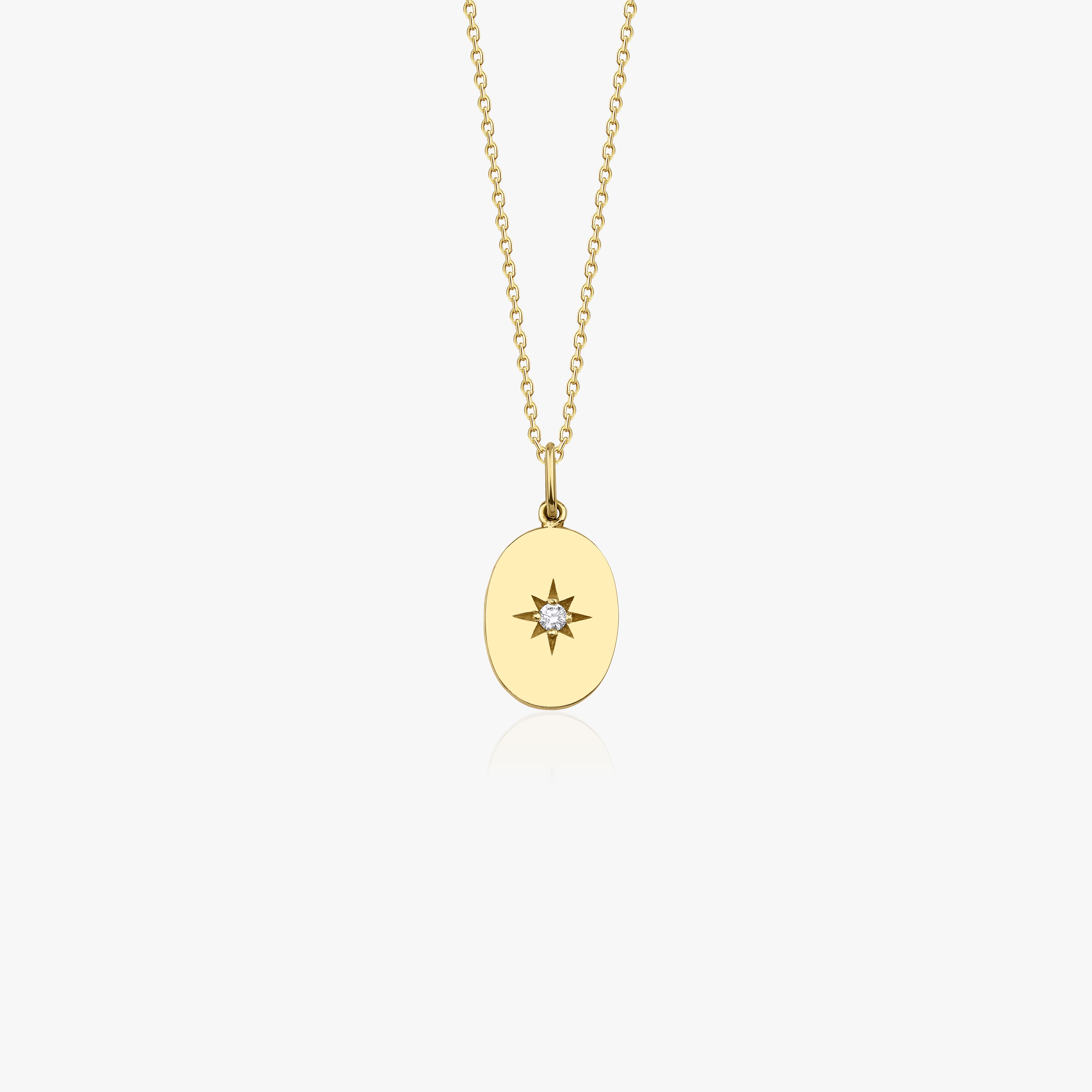 Diamond North Star Pendant Necklace