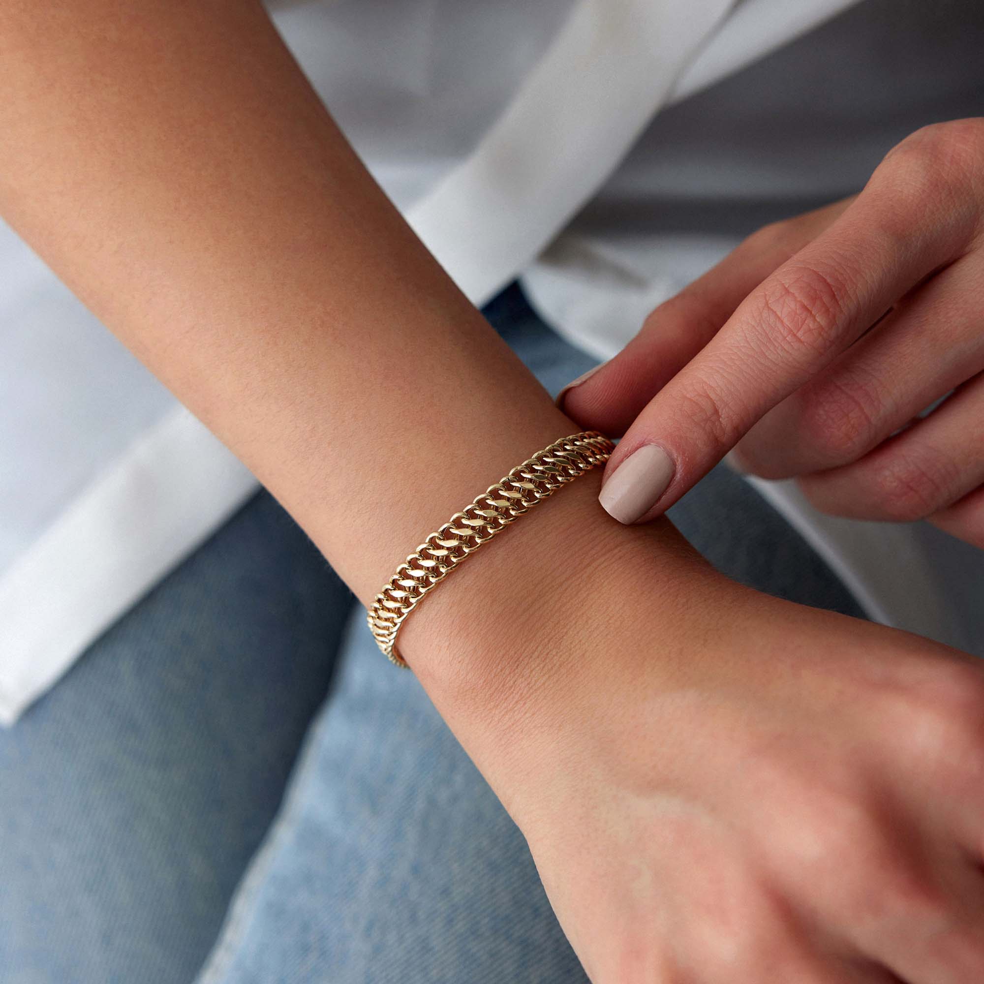 Vienna Chain Bracelet in 14K Gold