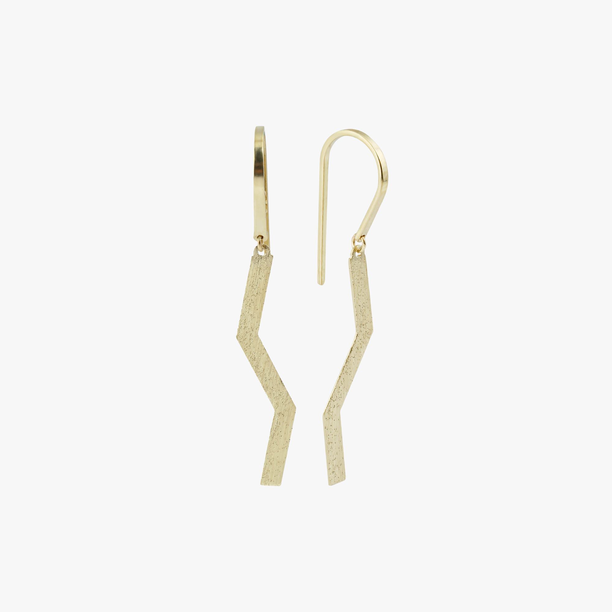 Zigzag Dangle Earrings