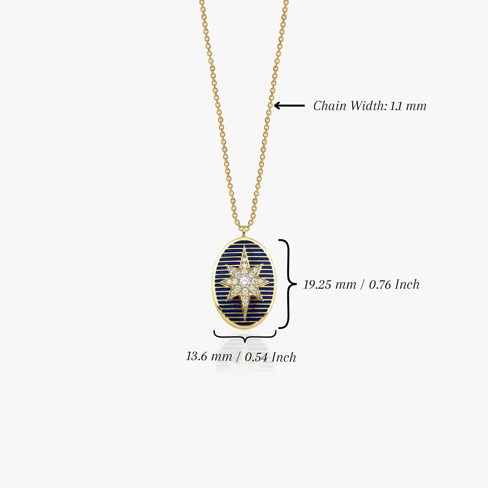 Diamond North Star Pendant Necklace