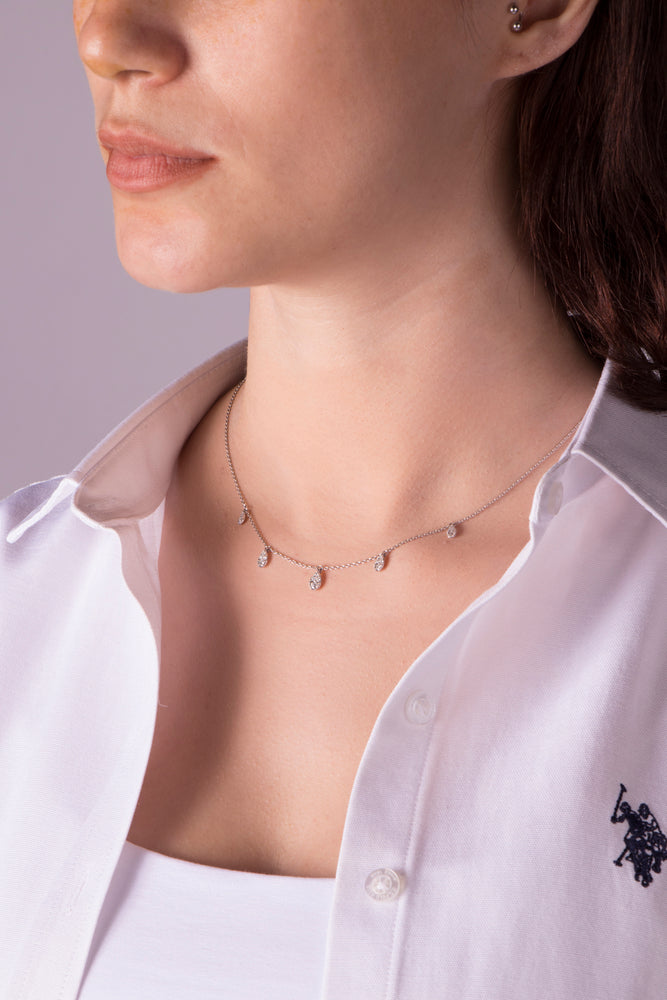 18K Gold Diamond Necklace