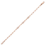 14K Gold Diamond Chain Bracelet