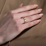 14K Gold Chevron Ring
