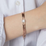 Diamond Chevron Bracelet in 14K Gold
