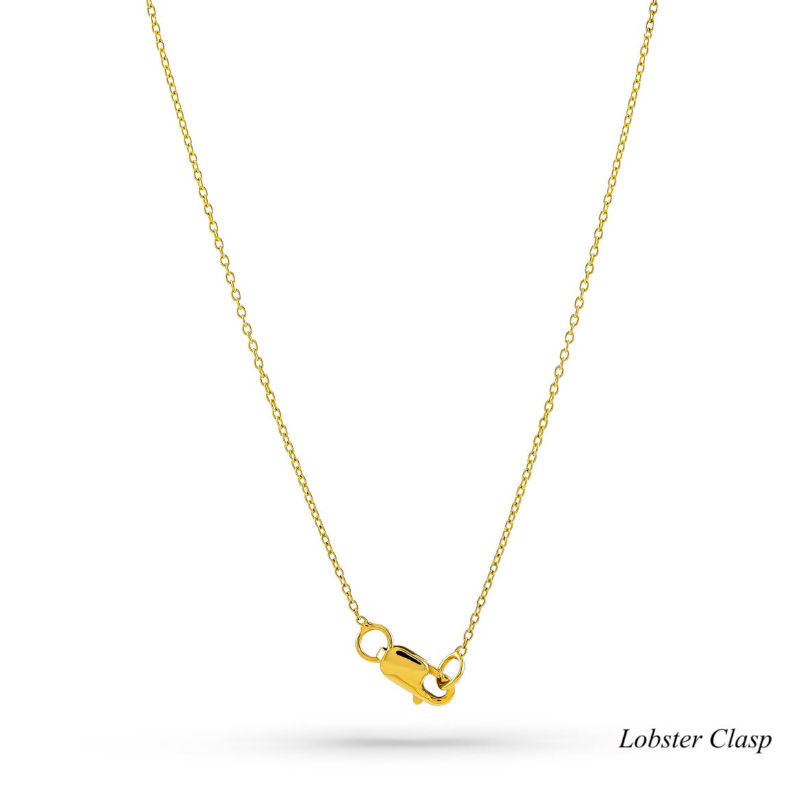 Diamond Lariat Necklace Available in 14K and 18K Gold
