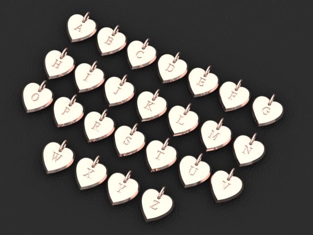 Red Enamel Heart Pendant Necklace in 14K Gold