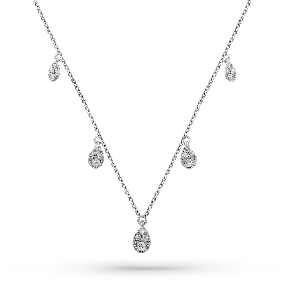 18K Gold Diamond Necklace